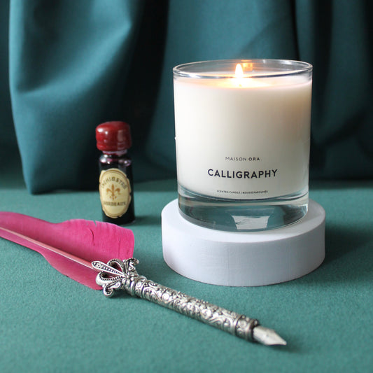 Calligraphy Scented Candle