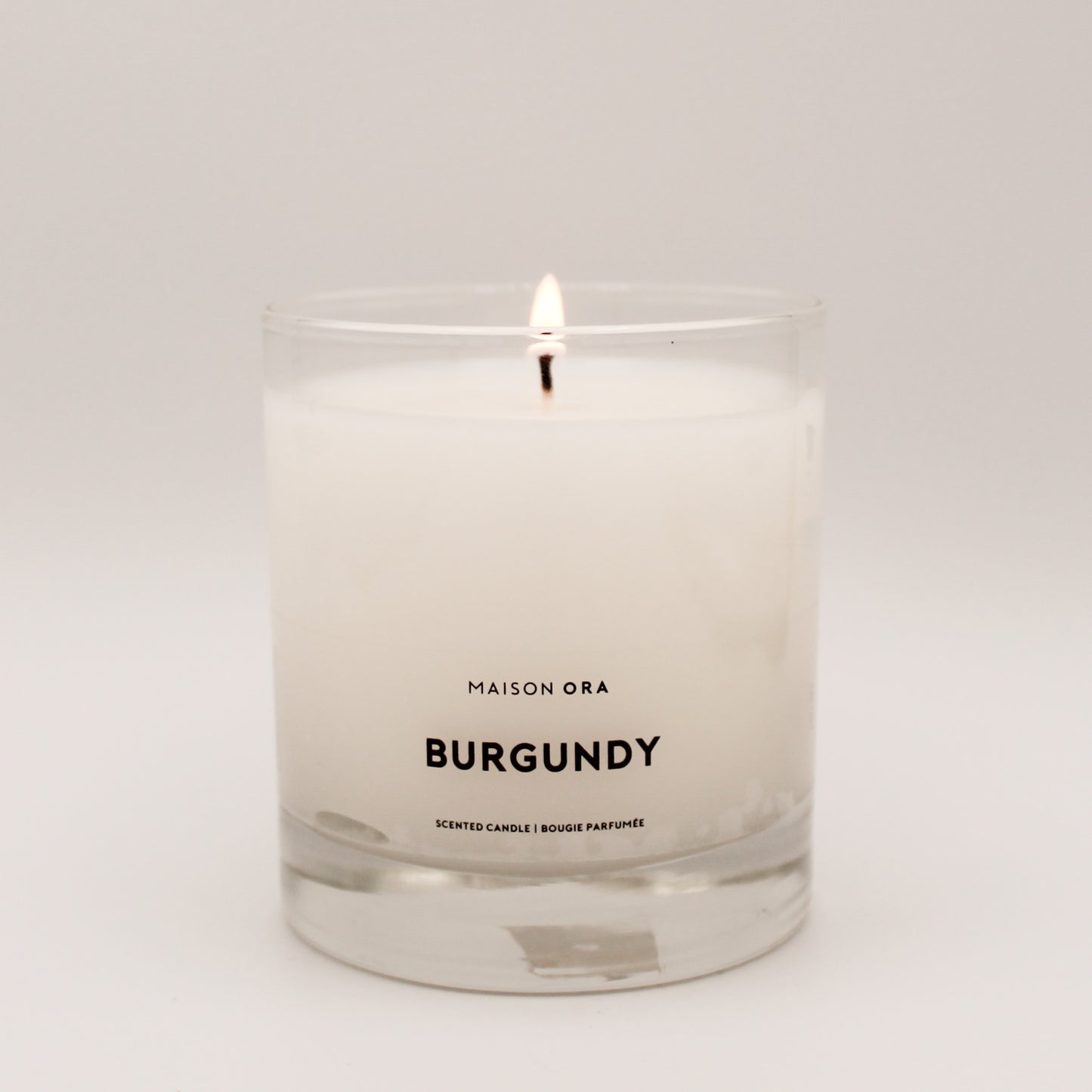 Burgundy Scented Candle